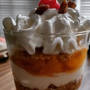 Peach Cheesecake Parfait