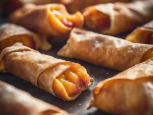 Peach Cobbler Eggroll